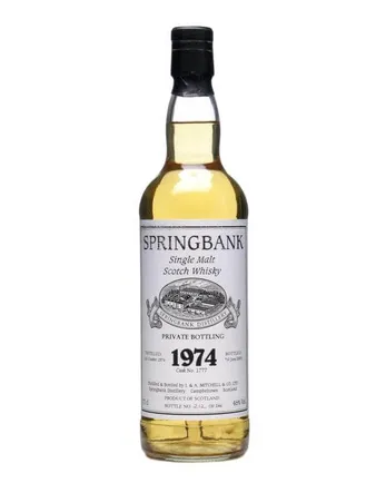 Springbank 1974 29 jaar oud cask #1777