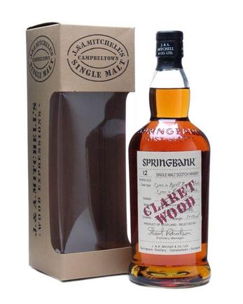 Springbank 1997 12 jaar oud Claret Wood