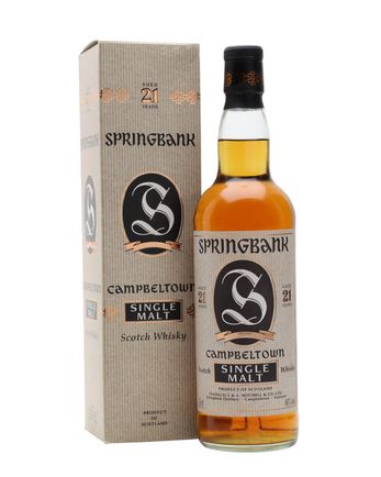 Springbank 21 jaar oud Bottled 1990s
