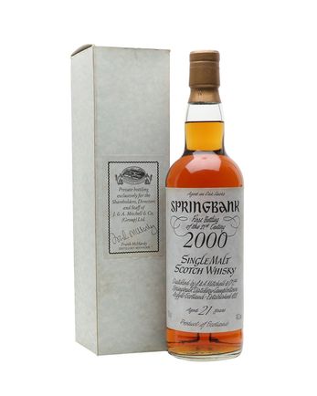 Springbank 21 jaar oud First Bottling of 21st Century