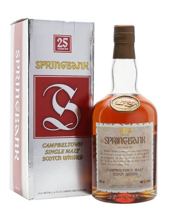 Springbank 25 jaar oud Bottled 1980's