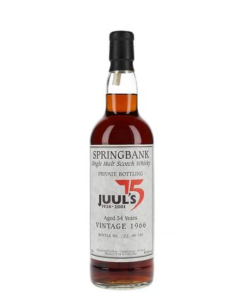 Springbank Juul's 75 34 jaar oud