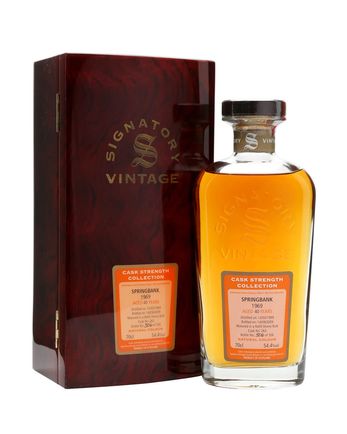 Springbank 1969 40 jaar oud Cask #263 Signatory