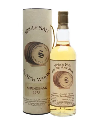 Springbank 1975 18 jaar oud Signatory