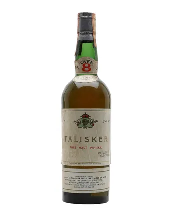 Talisker 8 jaar oud Bottled 1960s