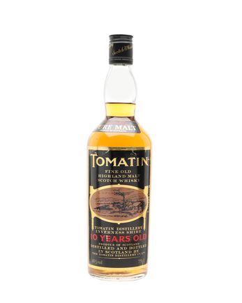 Tomatin 10 jaar oud 1980s
