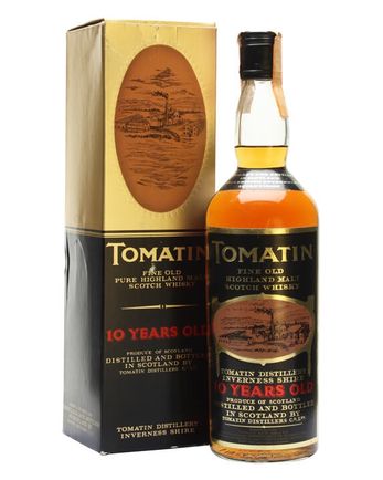 Tomatin 10 jaar oud Bottled 1980's