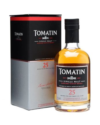 Tomatin 25 jaar oud Half Bottle