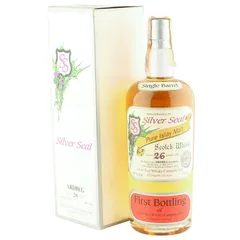 Ardbeg 1974 26 Year Old, Silver Seal First Bottling with Box