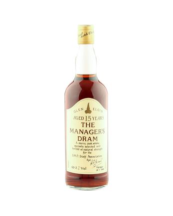 Glen Elgin 15 jaar oud Manager's Dram
