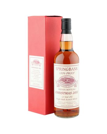 Springbank 12 jaar oud Christmas 2002