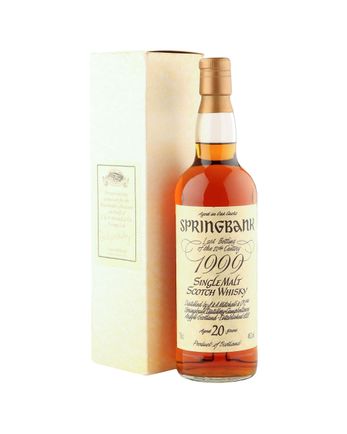 Springbank 20 jaar oud Last Bottling